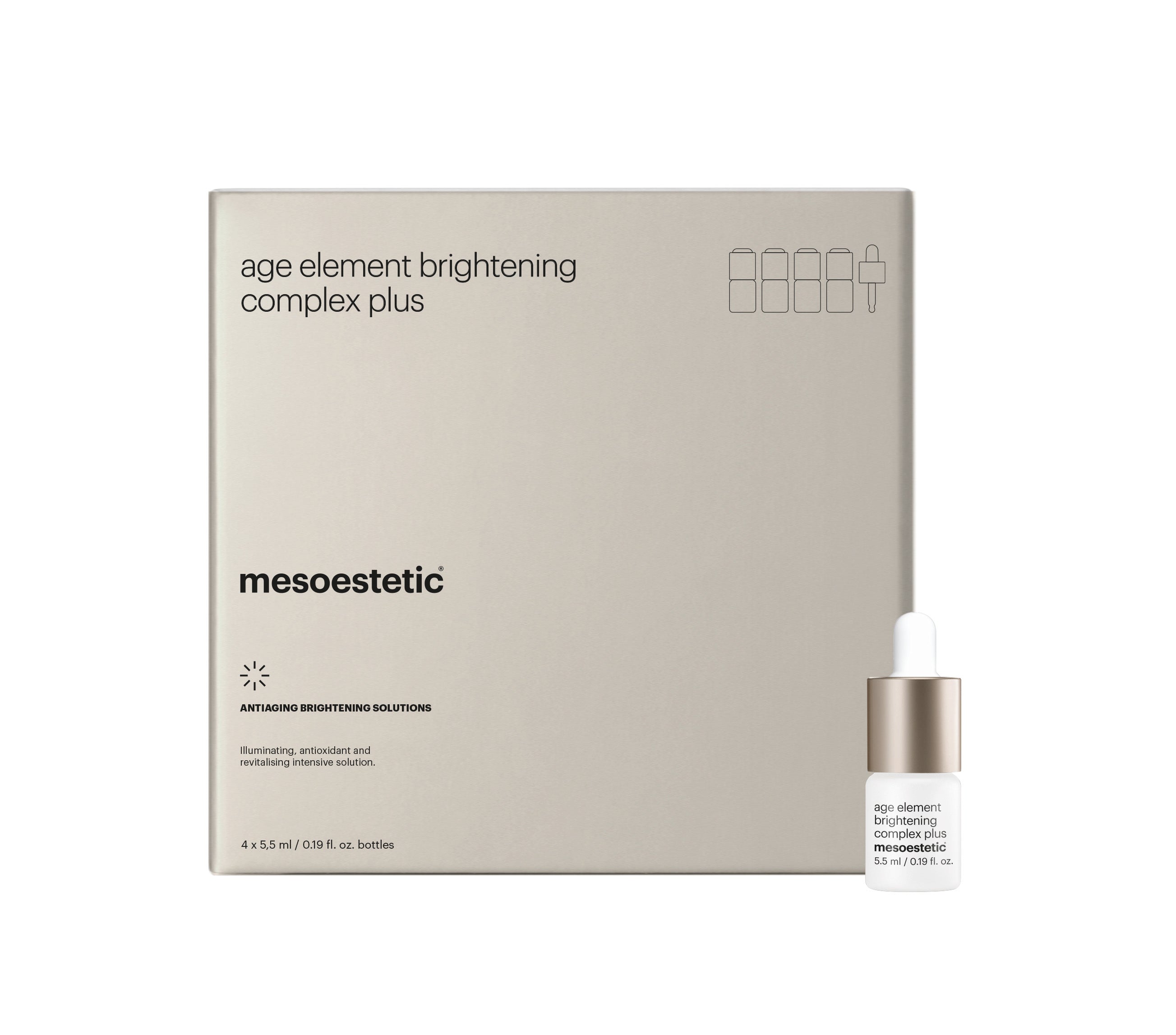 Mesoestetic - Age Element Brightening Complex Plus 4x 10ml